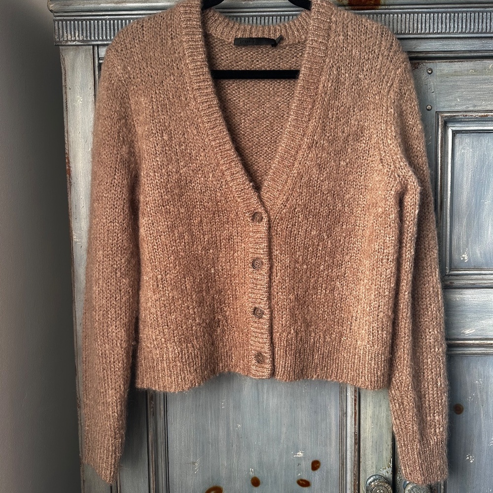 JENNI KAYNE Boyfriend Cardigan in Driftwood Size S - Picture 6 of 11